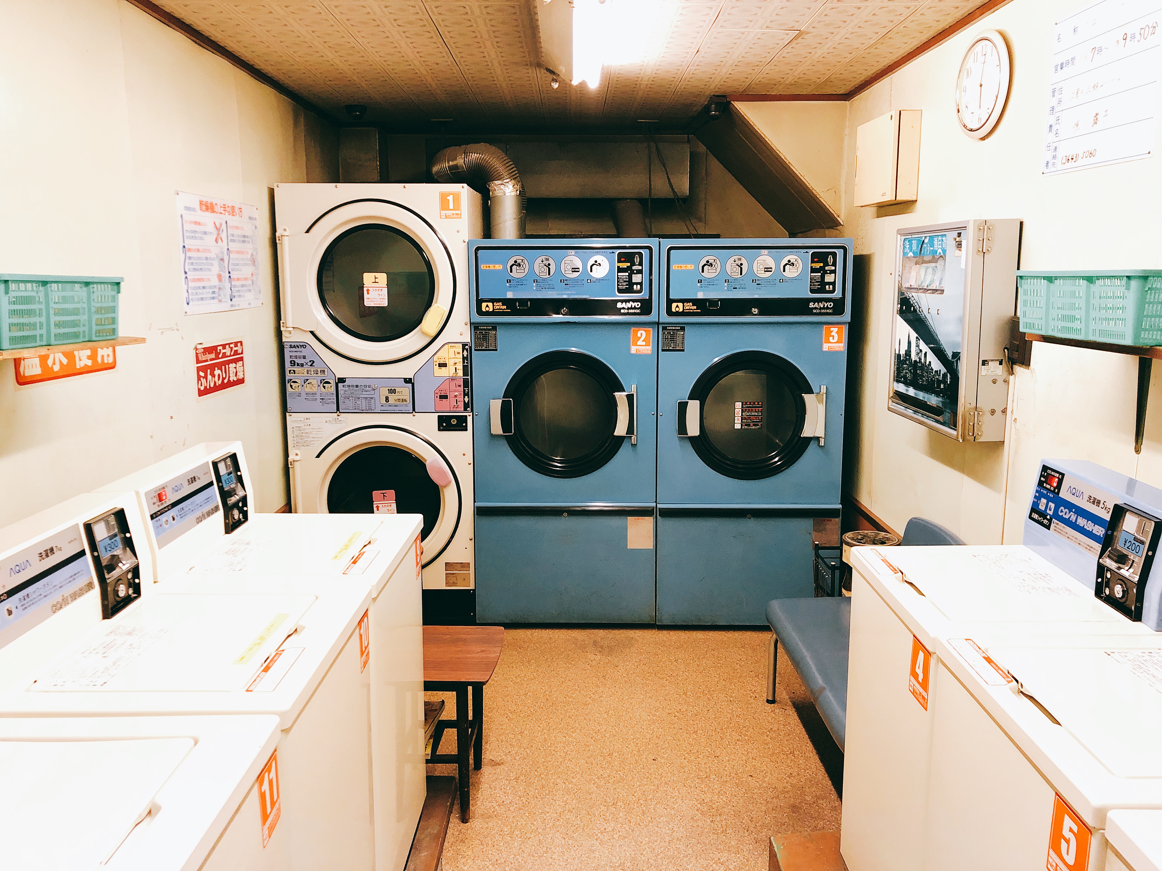 清澄白河周辺のコインランドリーのまとめ